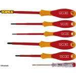 Topex Topex Electric screwdrivers + tester 1000V 5pcs. (39D150)