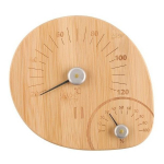 Rento Thermometer Hygrometer Bamboo