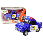 LEAN Toys Classic Police Car 1:38 Drive Lights Sounds Blue
