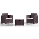 BICA Nebraska Terrace Set Brown