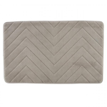Beldray LA032647LGRYUFFEU7 Antibac Chevron Memory Foam Bath M