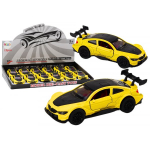 LEAN Toys Toy Car Sports Car 1:32 Friction Drive Metal Yellow