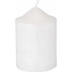 Home Styling Collection Candle white 10x7x7cm