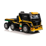 Lean Cars Battery Car Mercedes XMX622B Semi-trailer Yellow color LCD