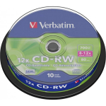 Verbatim CD-RW 700MB 8-12x Cake Box 10