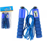 LEAN Toys Blue Skipping Rope With Counter 280 cm Fitness Adjustment