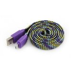 Sbox USB->Micro USB 2.0 M/ M 1m Colorfull purple blister
