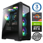 INTOP Ryzen 7 5700X 32GB 250SSD RTX3050 6GB no-OS