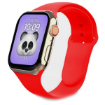Swissten 44mm Red Silicone Band