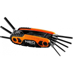 NEO Neo Torx wrenches (Torx wrenches with T9, T10, T15, T20, T25, T27, T g