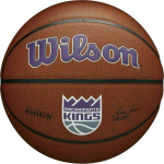 Wilson Wilson Wilson Team Alliance Sacramento Kings Ball WTB3100XBSAC Brown.