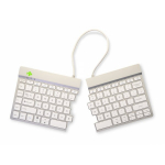 R-Go Tools Wireless split keyboard in white RGOSBUKWLWH