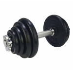 Tunturi Dumbbellset, with 1 bar screw