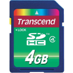Transcend 4GB SDHC Card Class 4 TS4GSDHC4
