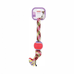 ZOLUX Zolux Twine toy with tennis ball, handle 40 cm