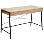 Evelekt Desk HANNES 120x60xH76cm, rustic melamine