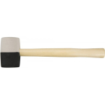 Topex Topex rubber hammer wooden handle 450g 338mm (02A354)