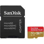 Sandisk 32GB Extreme Plus micro SDHC UHS-I
