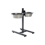 TRIXIE Trixie REGULATORY STAND WITH BOWS 2x2.8L