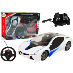 LEAN Toys Super Fast Remote Controlled Car + R/ C remote control Gas and Brake Pe
