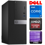 Dell OptiPlex 5050 MT i7-7700 16GB 1TB SSD M.2 NVME RX550 4GB Win10P ReNew
