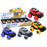 LEAN Toys Off-Road Car 1:32 Metal Rubber Wheels Lights Sounds Drive