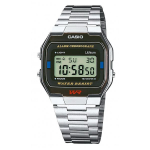 CASIO Vintage A163WA-1QES Black/ Silver