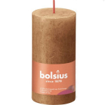 Bolsius Candle Rustik Spice brown &Oslash;5x10cm