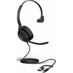 Jabra Evolve2 50 USB-A/ USB-C UC Mono Black