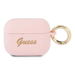 Guess Silicone Cover Vintage for Airpods Pro Pink
