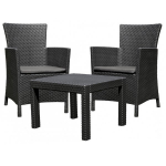 Keter Rosario Balcony Set Grey