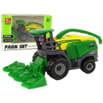 LEAN Toys Agricultural Vehicle Combine Green Small