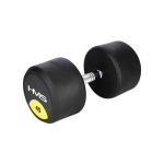 HMS HMS HG PRO rubberized dumbbell 1 x 45 kg.