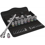Wera Cyclops Metal Ratchet Set 8100 SB8 - 3/ 8 - Tool Set - black / sil