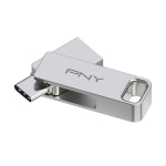 PNY 128GB Duo-Link USB 3.2 Silver