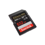 Sandisk Extreme PRO 512 GB SDXC, memory card (black, UHS-I U3,