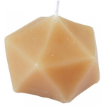 Homea Candle Origami beige 7x7x7cm