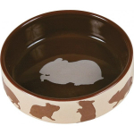 TRIXIE Trixie Hamster ceramic bowl with hamster motif - 80ml 8cm