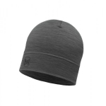 Buff BUFF MERINO LIGHTWEIGHT BEANIE SOLID GREY onesize cap Standard