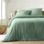 Douceur d`Interieur Bed Linen Set ANGELIA Green 240x220cm, 63x63cm