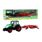 LEAN Toys Tractor Tractor Trailer Agricultural Machine String Shaft Mower