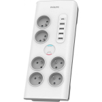 Philips Philips SPN surge protector power strip 6 outlets 2 m white (