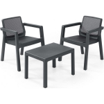 Keter Emily Balcony Set Grey