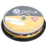 HP DVD+R 4.7 GB 16x Cake Box 10 (hDRE00027)