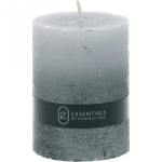 Home Styling Collection Candle Grey 8x6x6cm