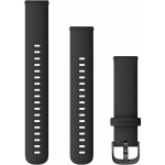 Garmin 18mm Black/ Gunmetal Silicone Band