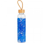 Cambridge CM06992 Rainforest Glass Bottle 750ml with Bamboo L