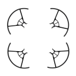 DJI Ryze Tello propeller guards, black
