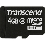 Transcend MICRO SDHC 4GB CLASS4 TS4GUSDC4