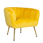Evelekt Armchair TUCKER yellow